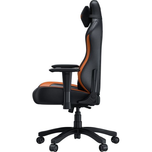 Кресло игровое Anda Seat Luna Color Size L Black/Orange PVC - фото 5