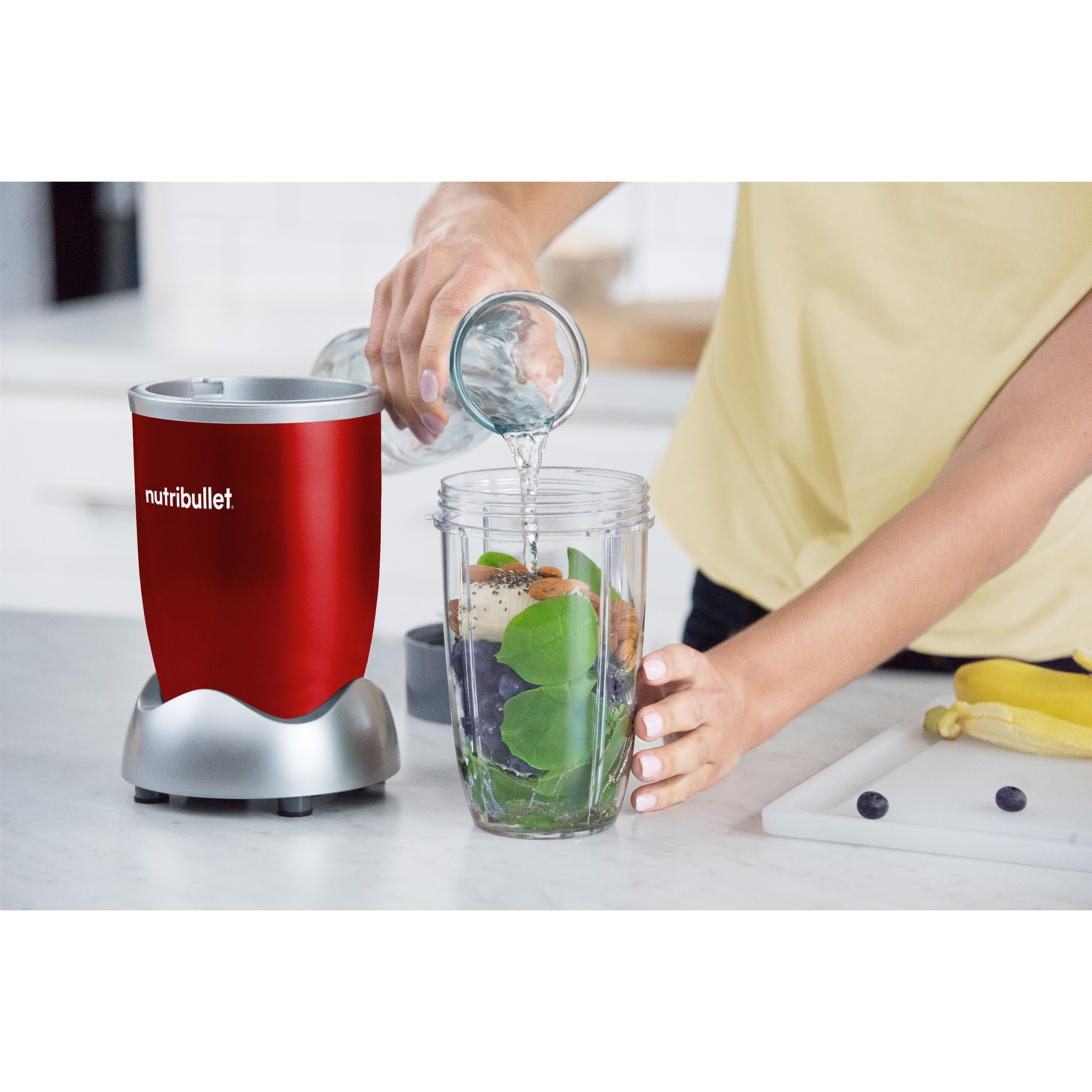 Стационарный блендер Nutribullet NB 606R 600W Red - фото 5