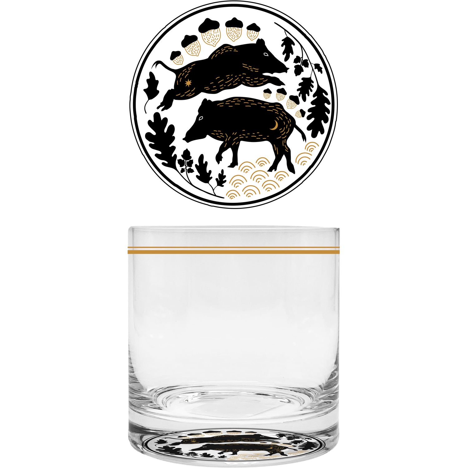 Набор стаканов для виски Concept Glass Звери 500 мл 3 шт. (CG3-774001) - фото 3