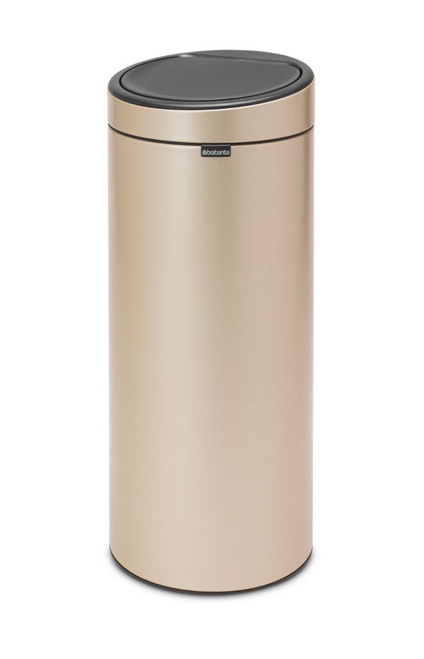 Бак для мусора Brabantia Touch Bin, 30 л, бежевый (304507) - фото 2