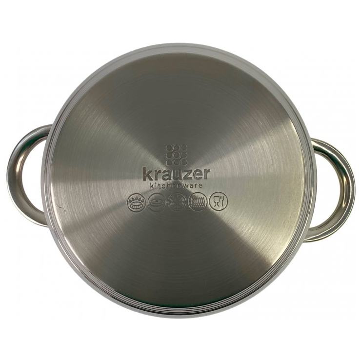 Каструля Krauzer Constant, зі скляною кришкою, 16 см, 1,9 л (78005) - фото 2