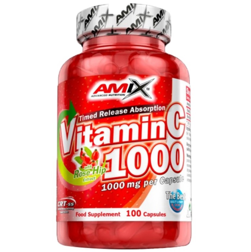 Вітаміни Amix Vitamin С 1000 100 веган капсул - фото 1