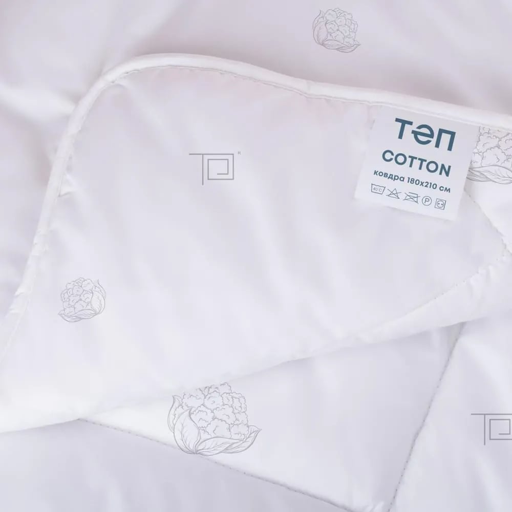 Одеяло ТЕП Природа Membrana Print Cotton 180х210 см белое (1-02578_00000) - фото 2