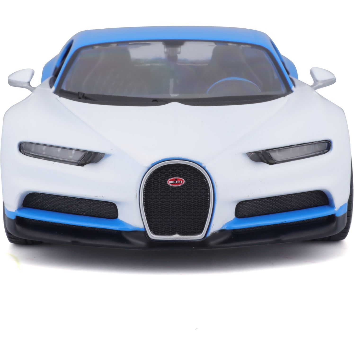 Автомодель Maisto Bugatti Chiron біло-блакитний - тюнін, 1:24 (32509 white/blue) - фото 8