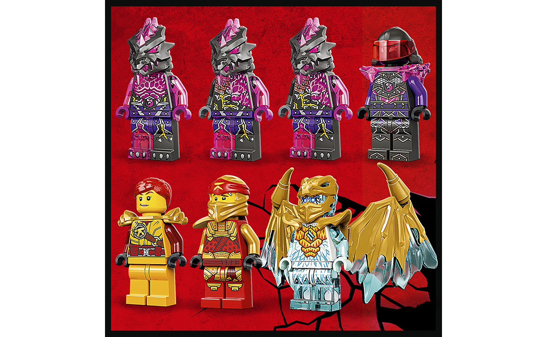 Конструктор LEGO Ninjago Грабіжник Золотого Дракона Кая, 624 деталі (71773) - фото 9