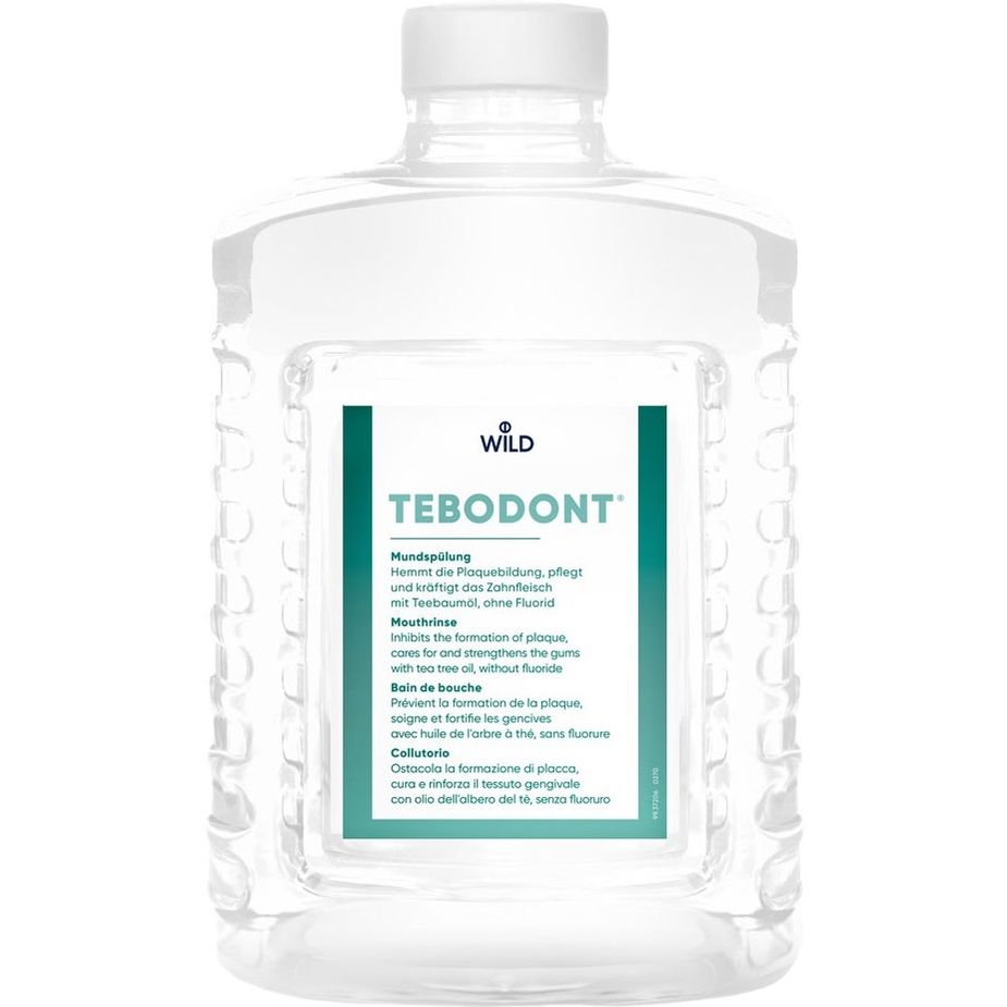 Ополаскиватель полости рта Dr. Wild Tebodont с маслом чайного дерева без фторида 1.5 л - фото 1