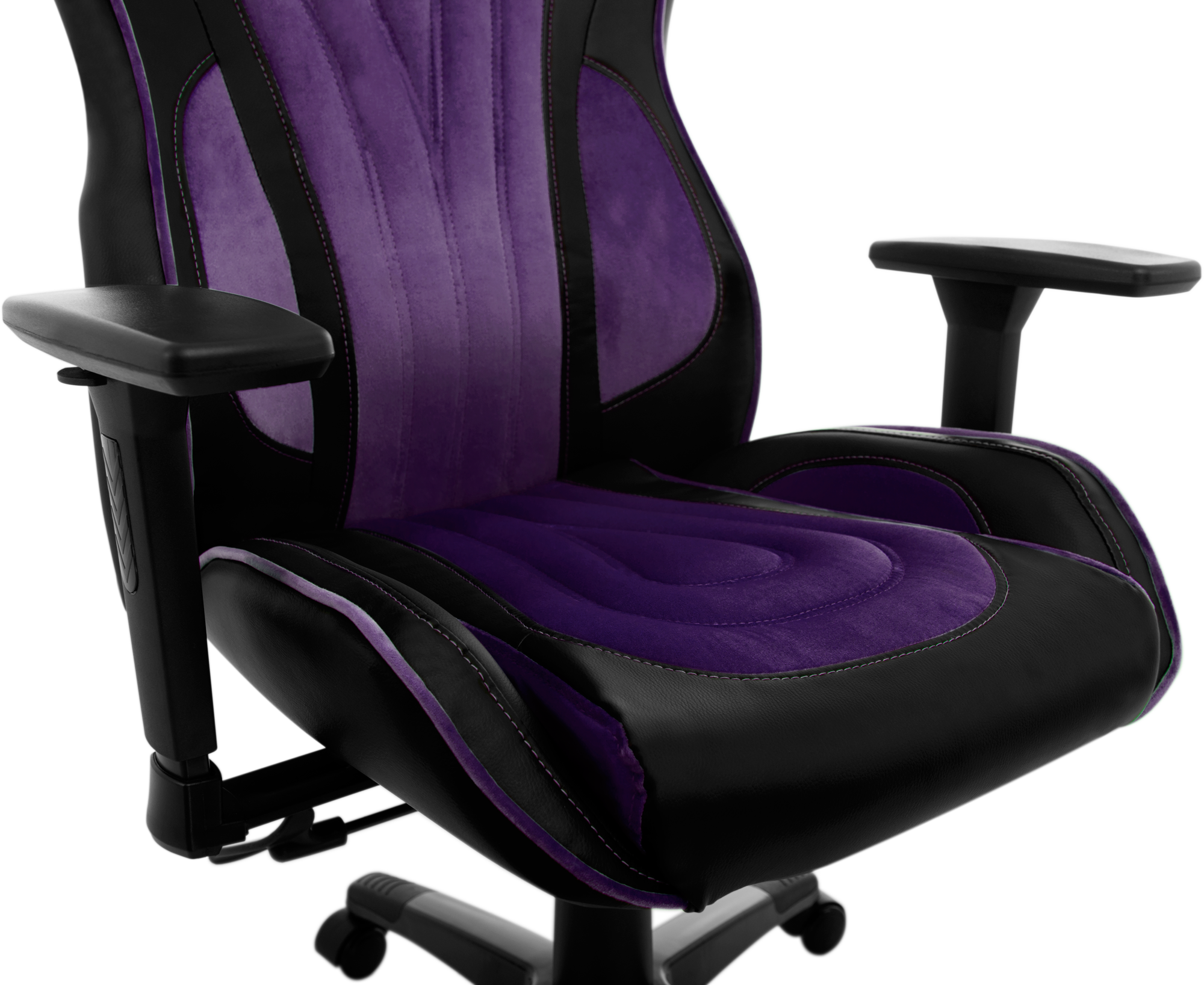 Геймерське крісло GT Racer чорне з фіолетовим (X-2645 Black/Violet) - фото 8