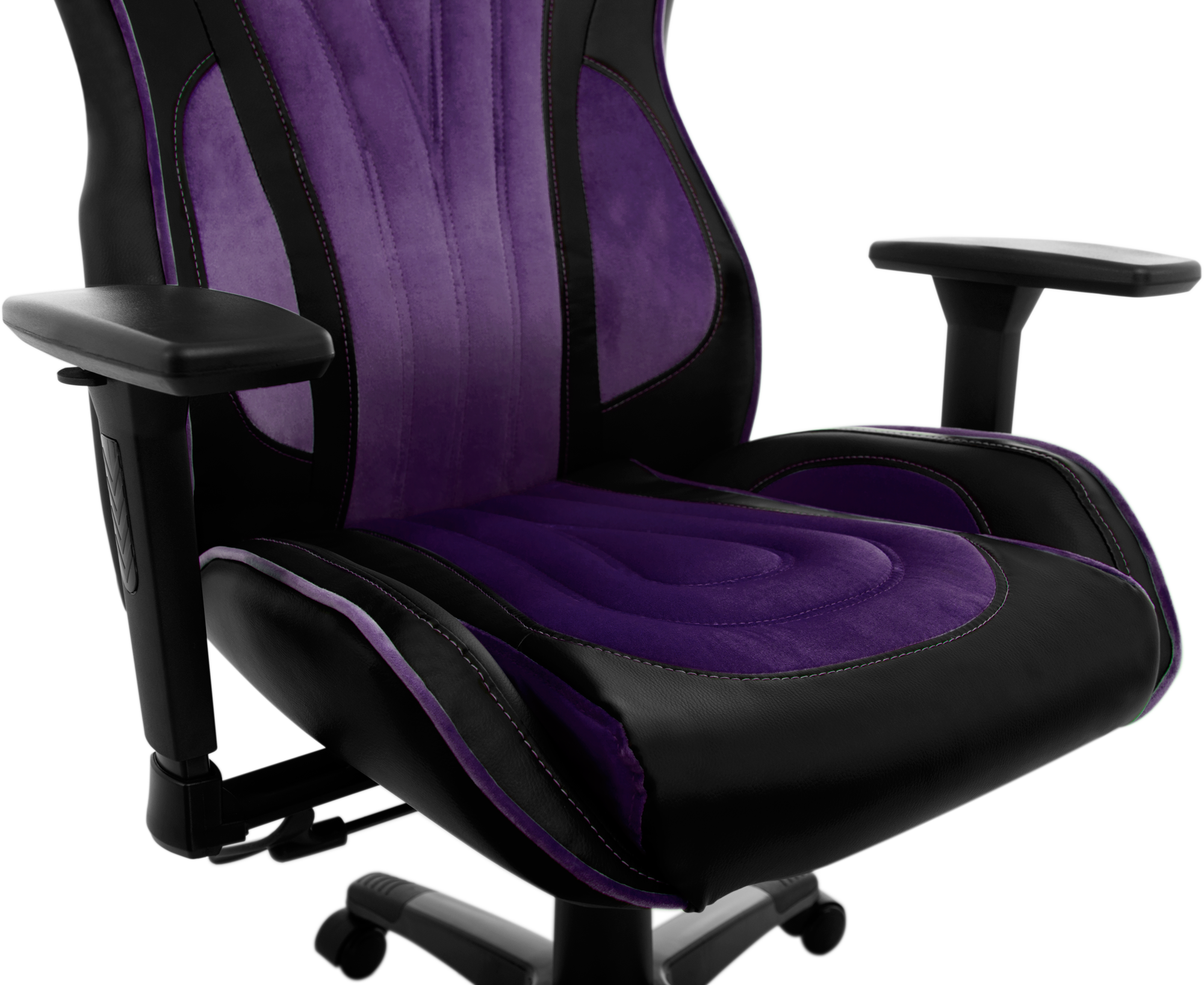 Геймерське крісло GT Racer чорне з фіолетовим (X-2645 Black/Violet) - фото 8