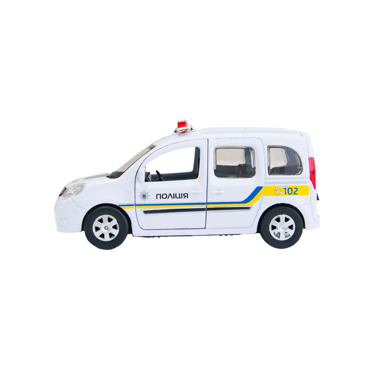 Автомодель Technopark Renault Kangoo Полиция, белый (KANGOO-P(FOB)) - фото 2