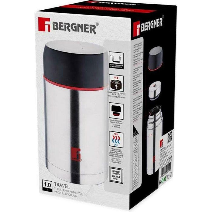 Термос для еды Bergner Travel 1 л (BG-7482-MM) - фото 4