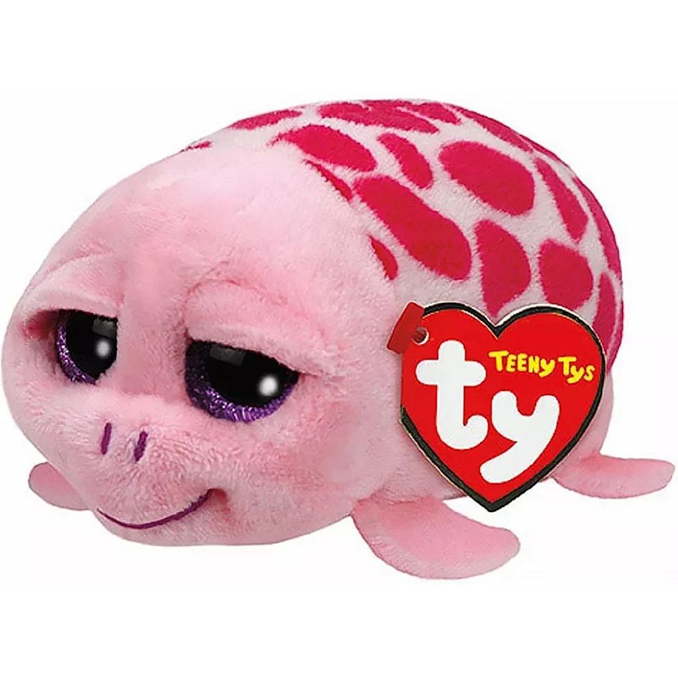 Мягкая игрушка TY Teeny Ty's Розовая черепаха Shuffler 10 см (42145) - фото 1