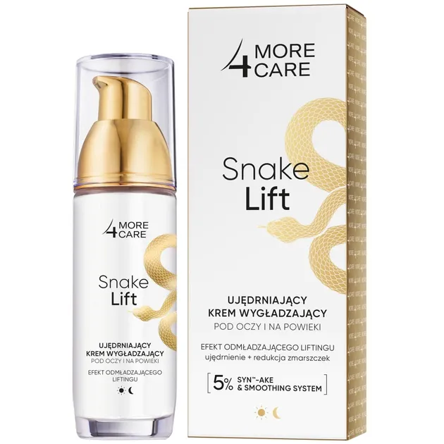 Укрепляющий крем для глаз и век More4Care Snake Lift Firming Eye Smoothing Cream 35 мл - фото 2