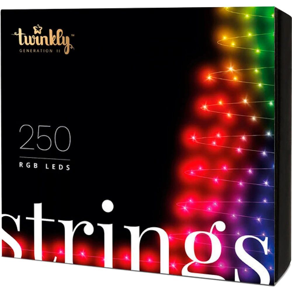 Гірлянда Twinkly Pro Strings RGB 250 подвійна лінія AWG22 IP 65 (TWP-S-CA-2X125STP-T) - фото 2