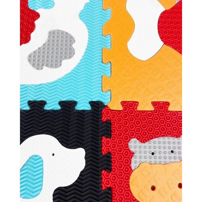 Дитячий розвиваючий ігровий килимок-пазл Baby Great Улюблені тварини, 92х92 см (GB-M2006) - фото 2