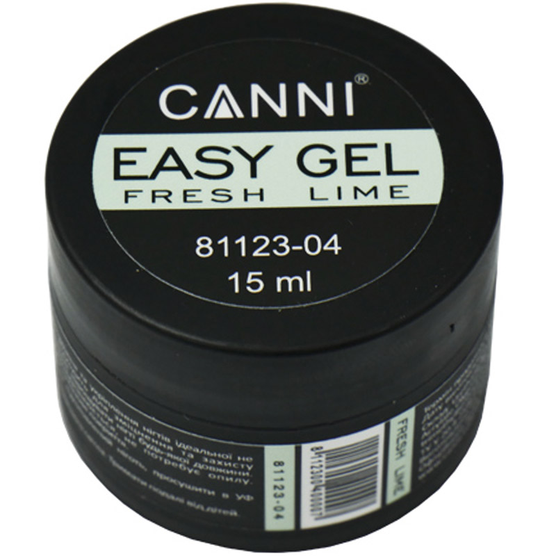 Гель для наращивания Canni Easy gel 04 Fresh Lime 15 мл - фото 1