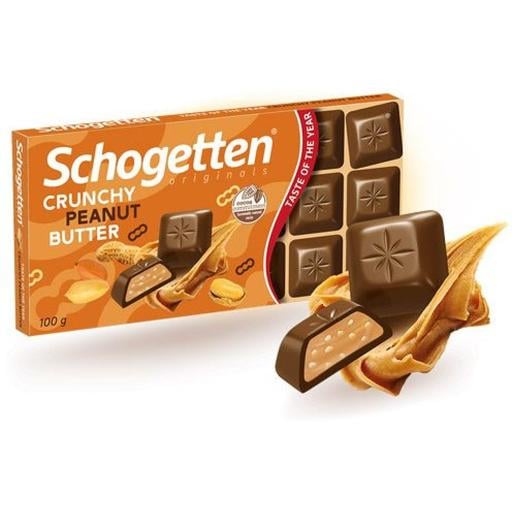 Шоколад молочний Schogetten з арахісовим маслом 100 г - фото 2