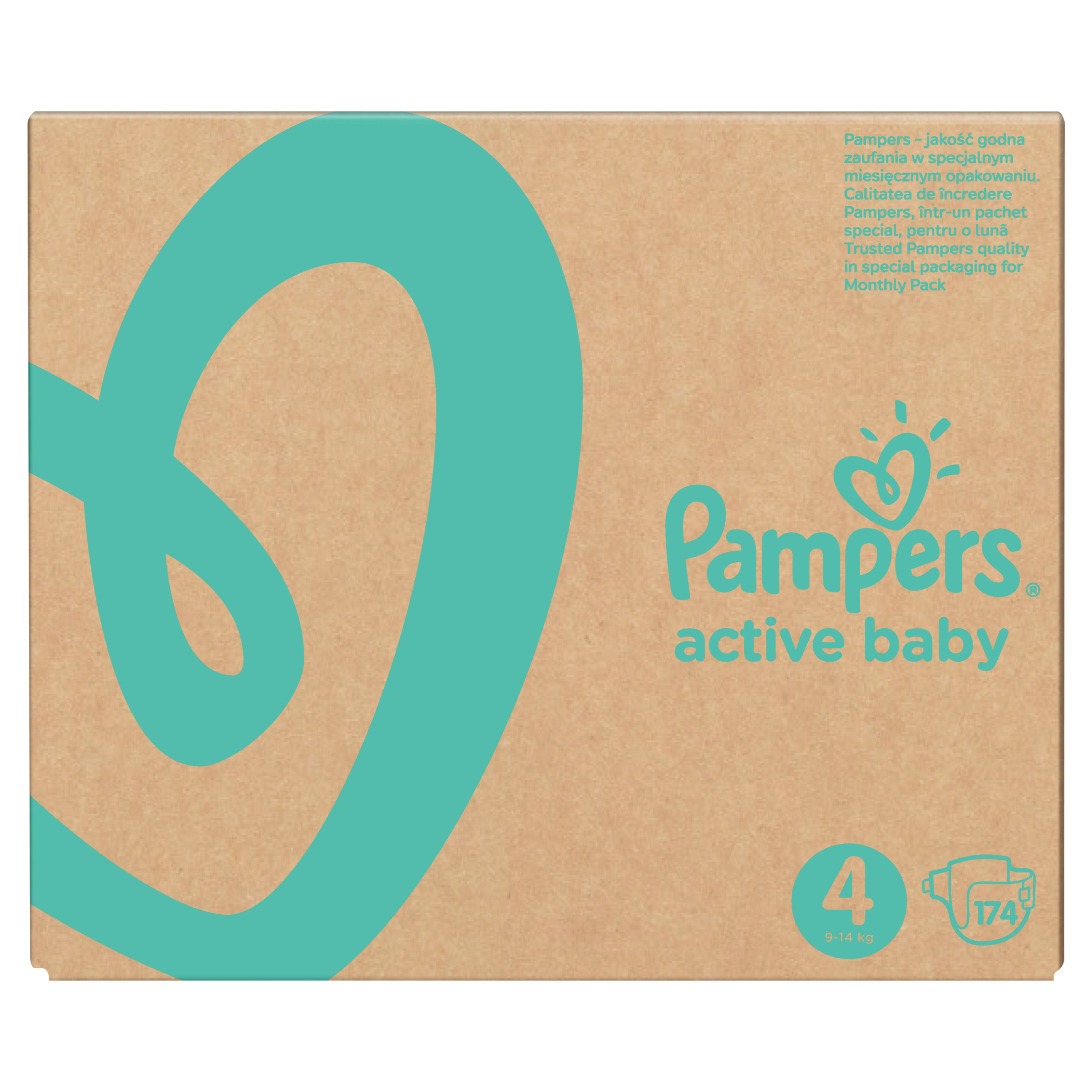 Підгузки Pampers Active Baby 4 (9-14 кг), 174 шт. - фото 2