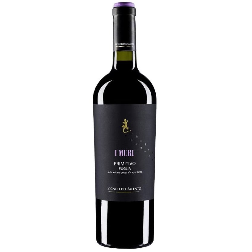 Вино Fantini Farnese I Muri Primitivo, красное, полусухое, 14%, 0,75 л (8000017138954) - фото 1
