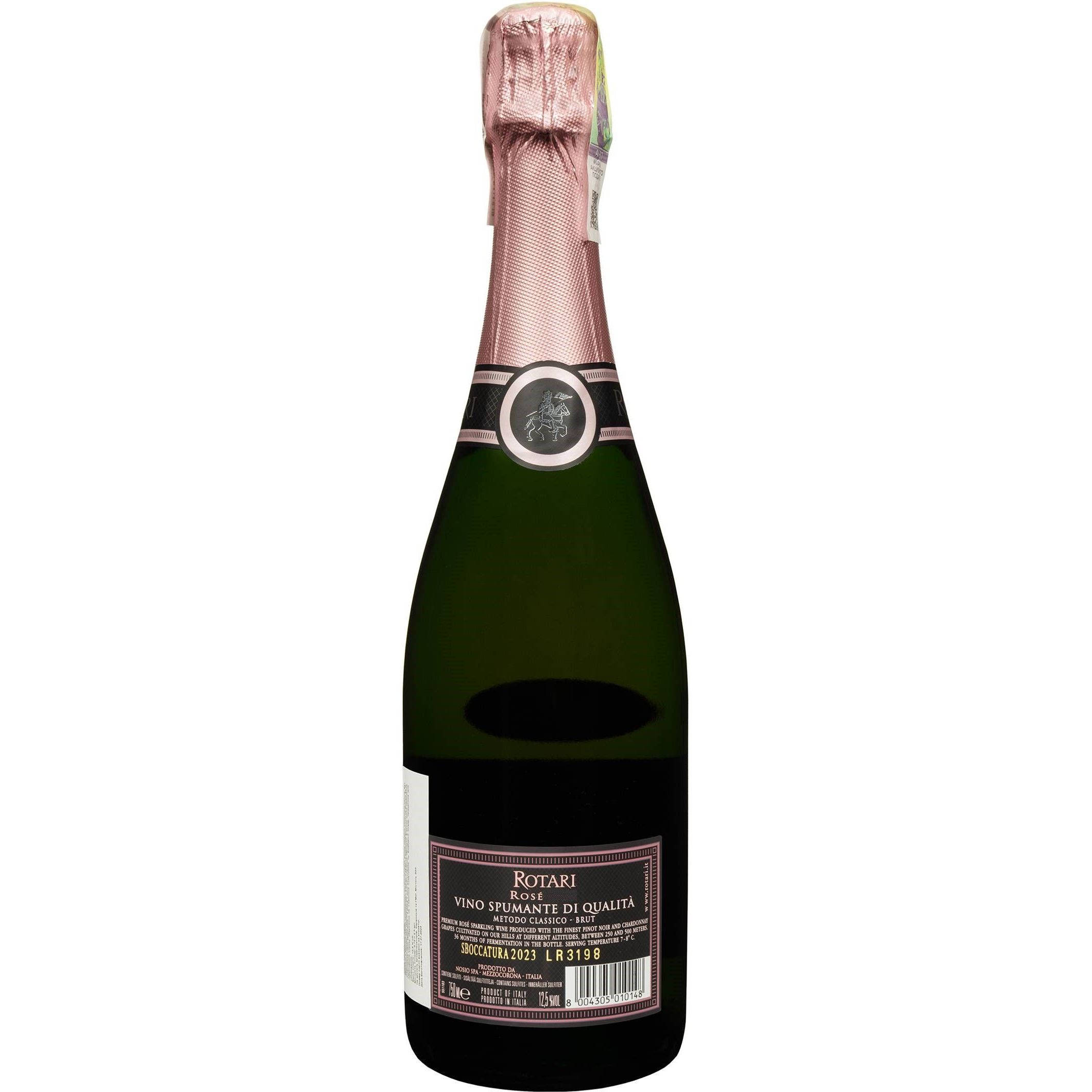 Вино ігристе Rotari Gran Rose Brut рожеве сухе 0.75 л - фото 2