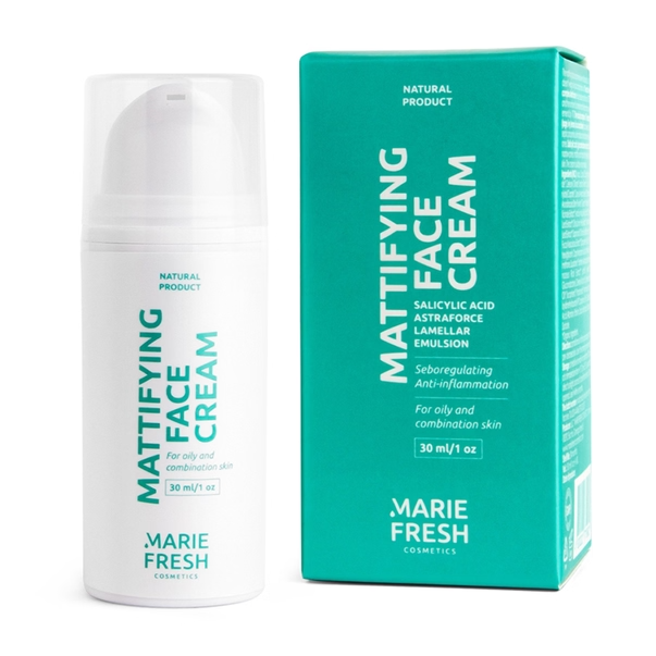 Крем для лица Marie Fresh Cosmetics Mattifying для жирной и комбинированной кожи 30 мл - фото 2