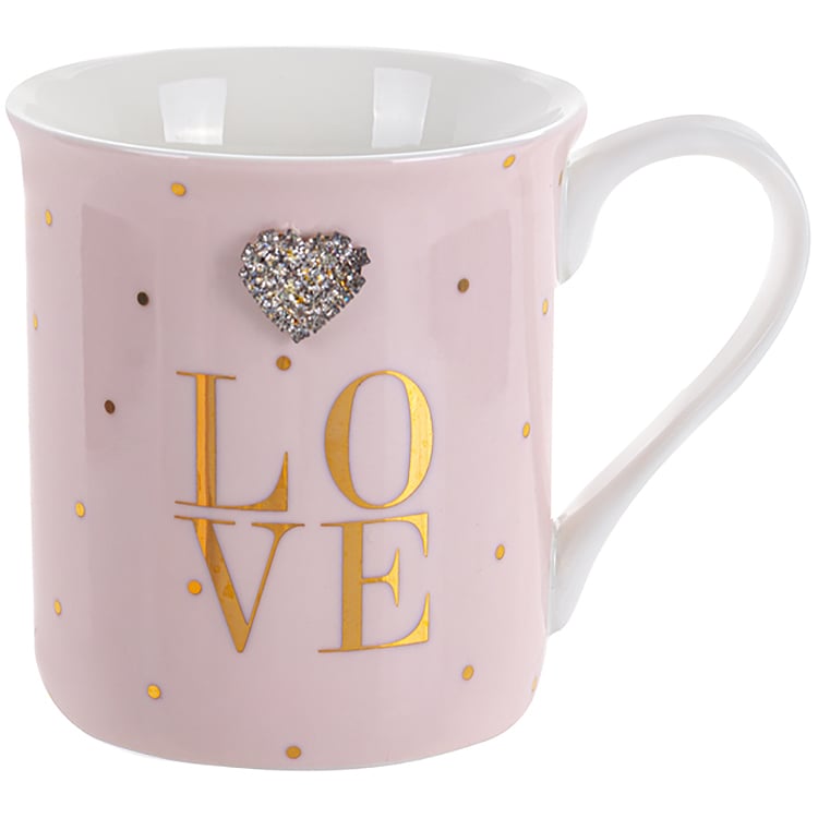 Чашка Lefard Любовь, 350 мл, розовый (985-100) - фото 1