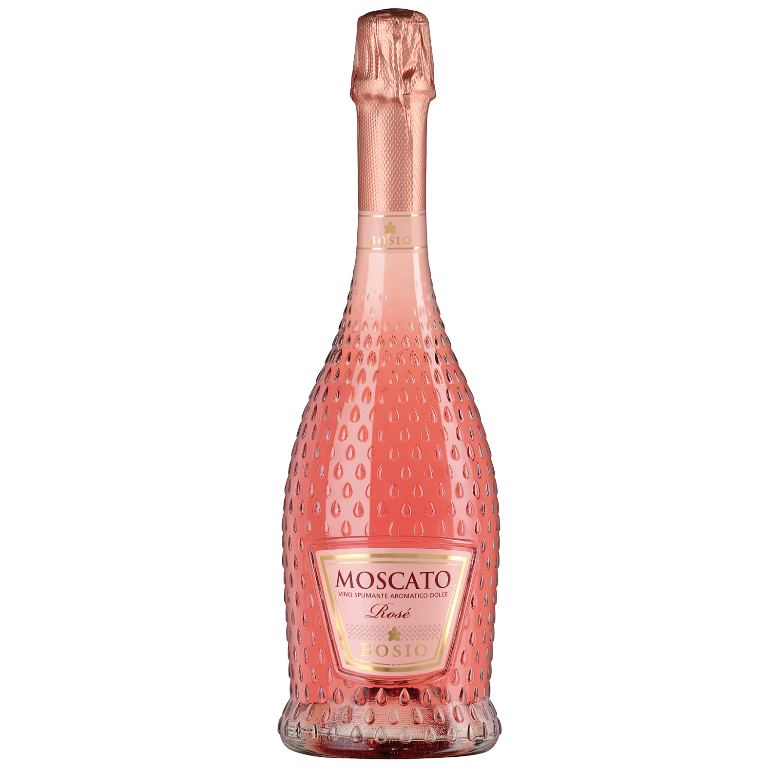 Игристое вино Bosio Moscato Spumante Rosé, розовое, сладкое, 0,75 л - фото 1