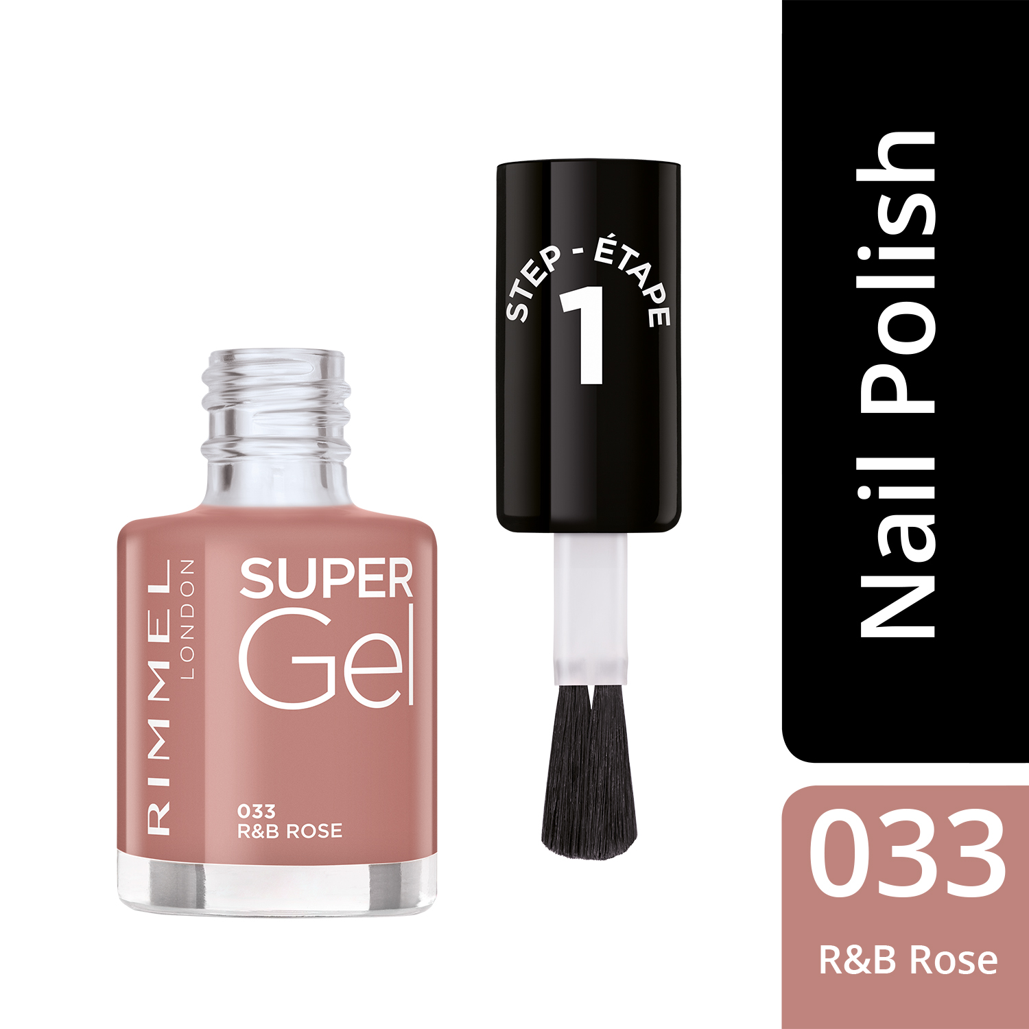 Гель-лак для ногтей Rimmel Supergel, тон 033, 12 мл (8000019584372) - фото 2