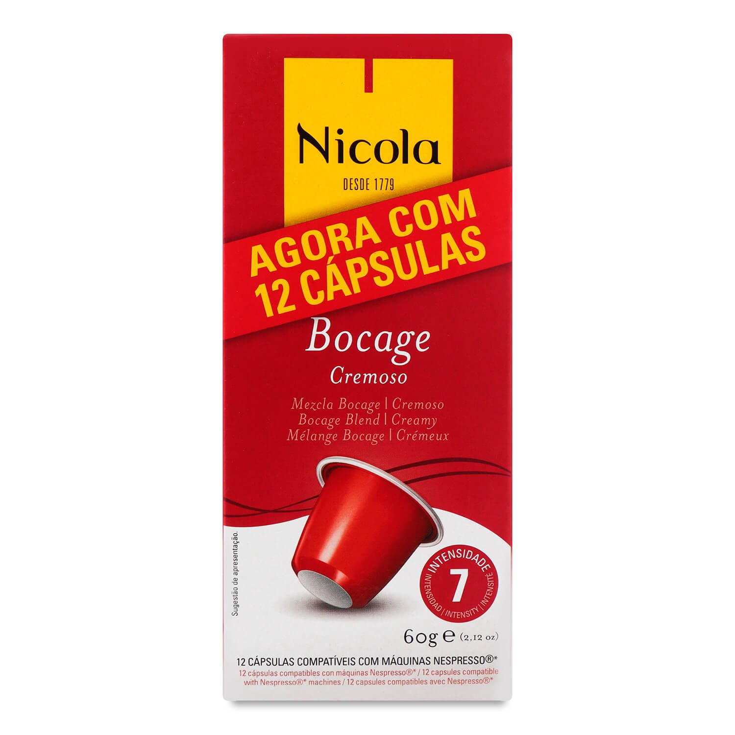 Кофе молотый Nicola Bocage в капсулах 50 г (826034) - фото 1