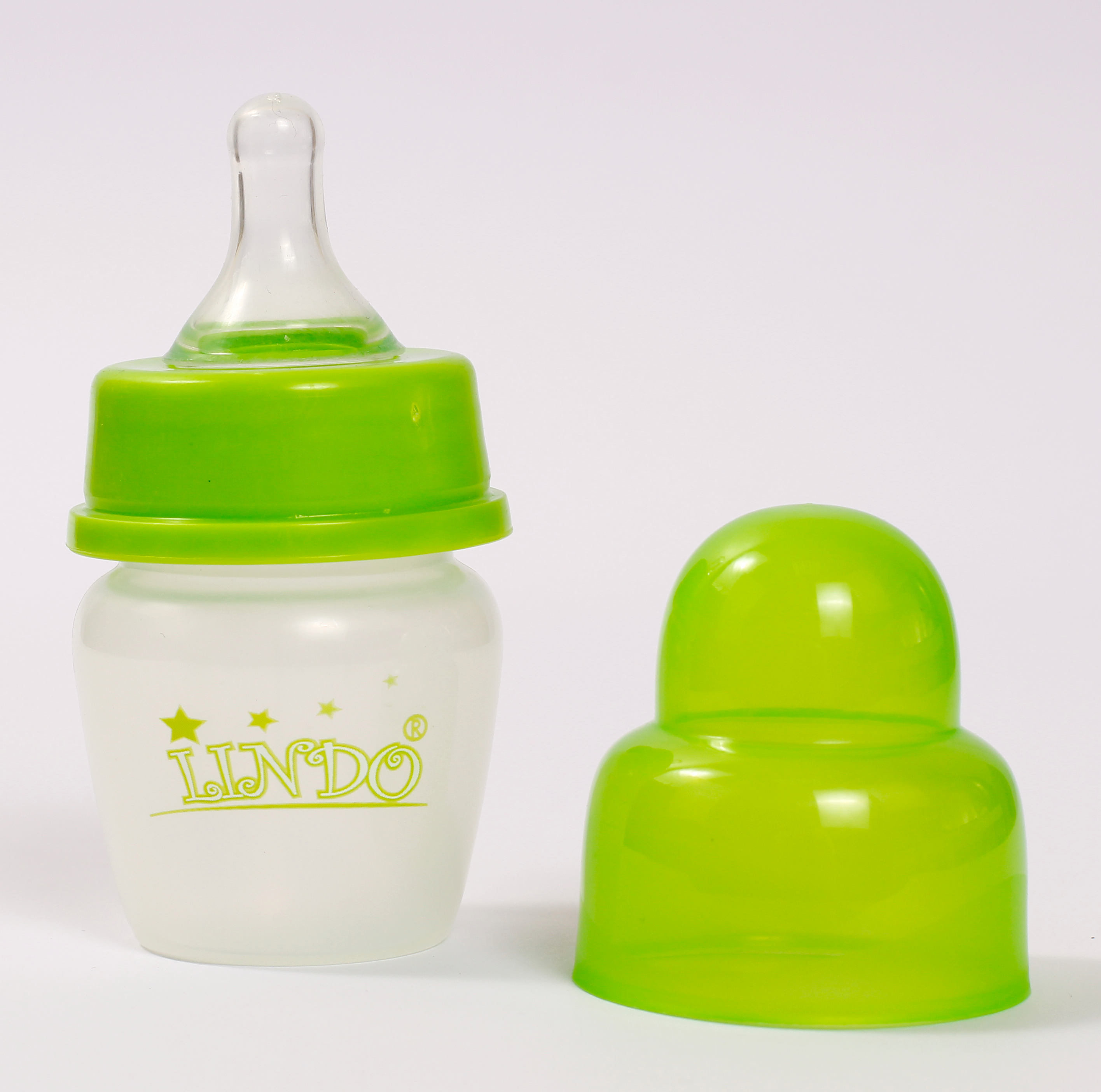 Бутылочка для кормления Lindo, с силиконовой соской, 40 мл, зеленый (LI 100 зел) - фото 2