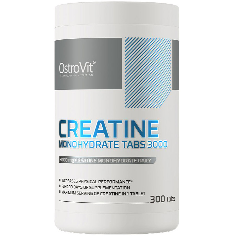 Креатин OstroVit Creatine Monohydrate 3000 мг 300 таблеток - фото 1