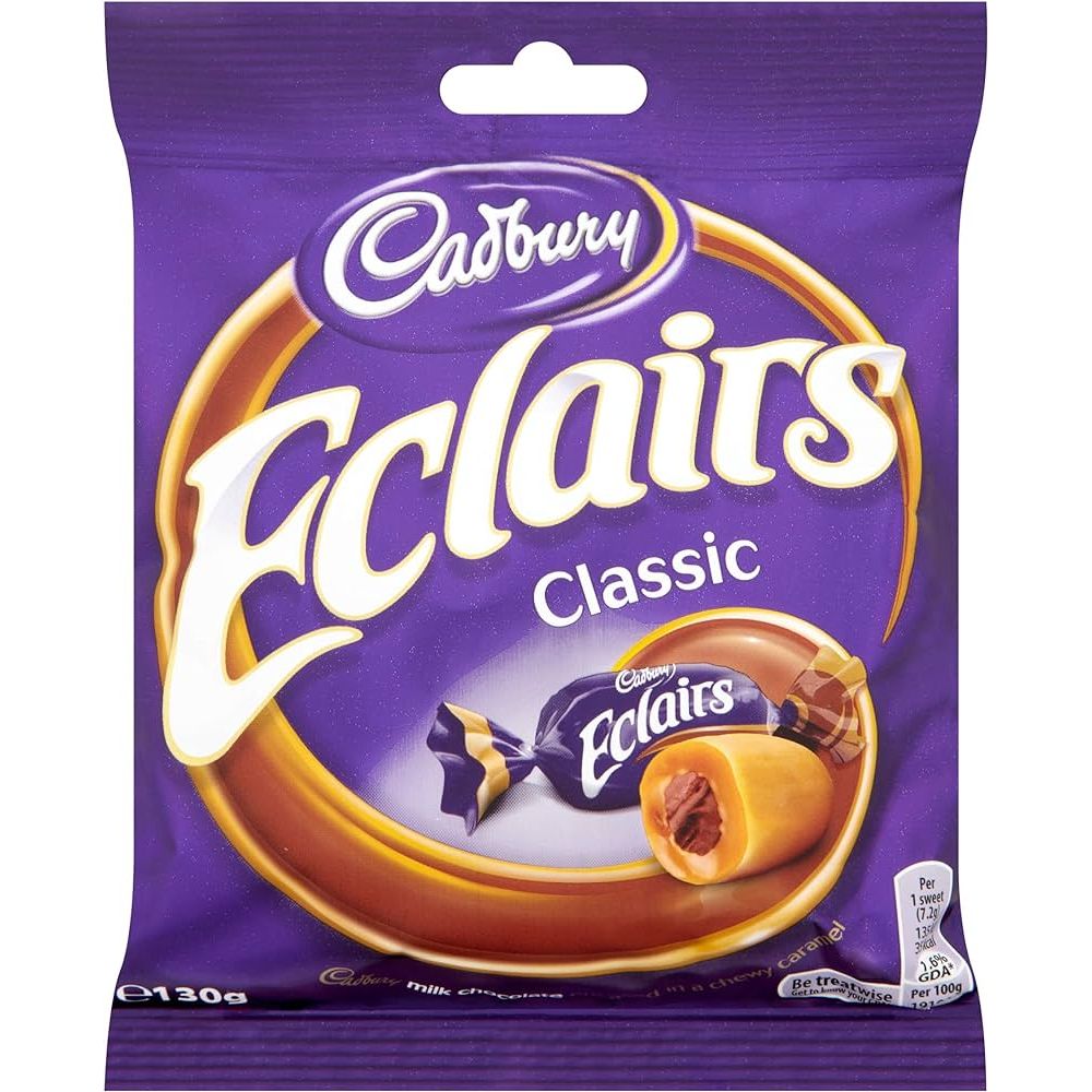 Цукерки Cadbury Chocolate Eclairs з карамеллю 130 г - фото 1