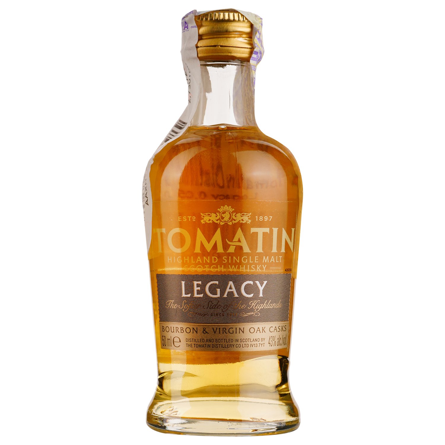 Виски Tomatin Distillery Tomatin Legacy Single Malt Scotch Whisky 43% 0.05 л - фото 1