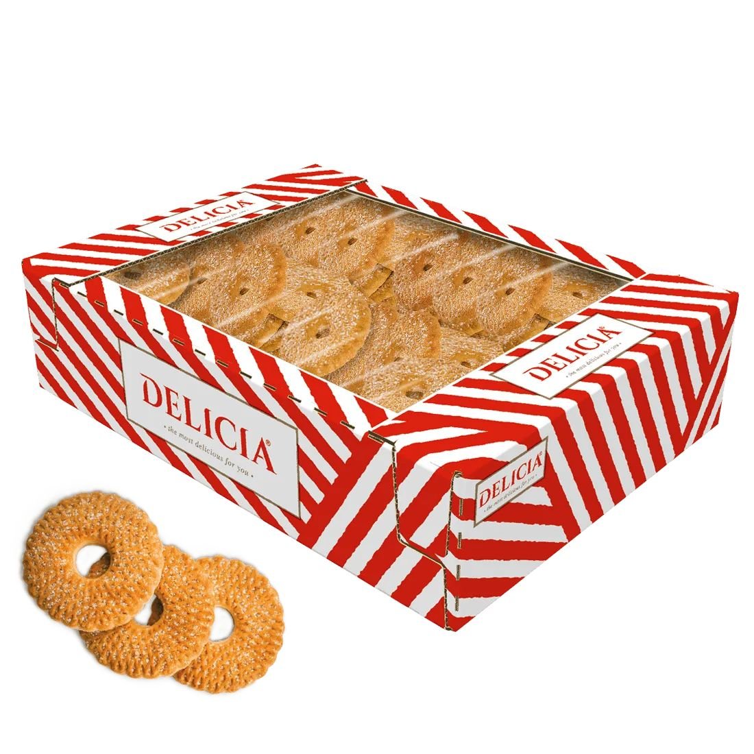 Печиво здобне Delicia Мальвіна з вершковим смаком 0,35 кг (877753) - фото 1