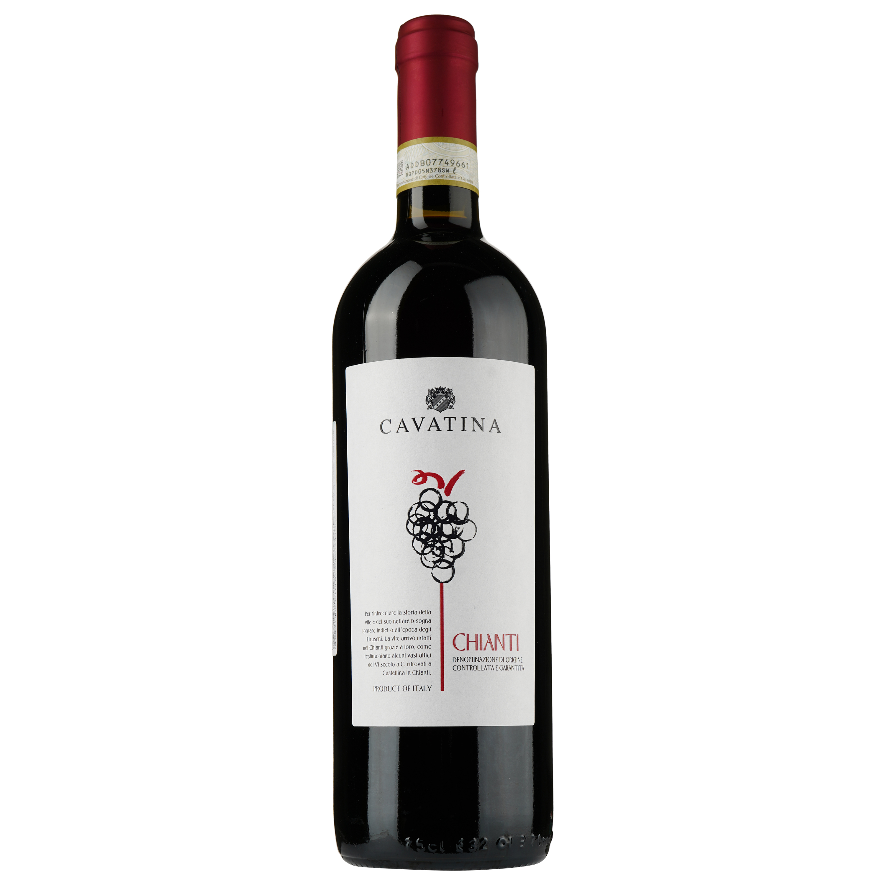 Вино Schenk Cavatina Chianti DOCG, червоне, сухе, 12,5%, 0,75 л (8000018943574) - фото 1