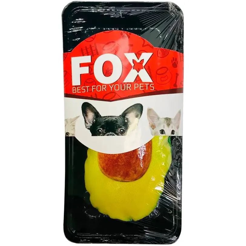 Игрушка для собак Fox Авокадо, оксфорд, 19х11 см - фото 2