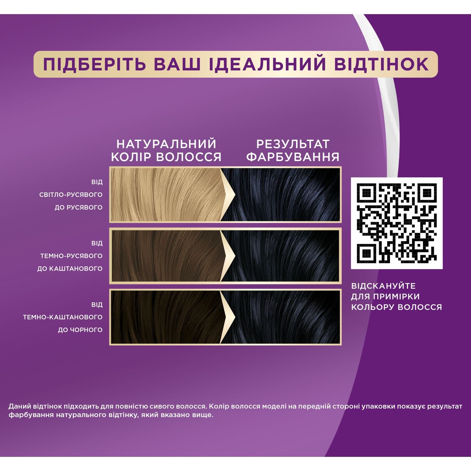 Краска для волос Palette ICC 1-1 Сине-черный 110 мл (2031468) - фото 4
