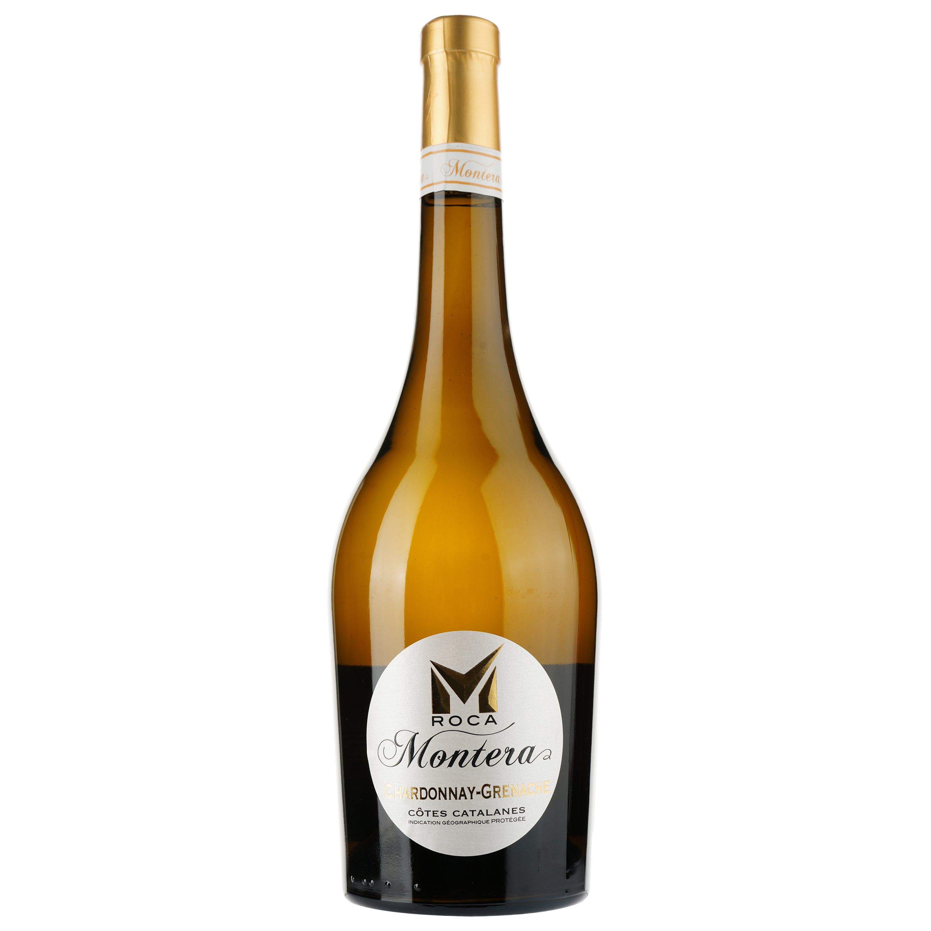 Вино Roca Montera Blanc IGP Cotes Catalanes, белое, сухое, 0.75 л - фото 1