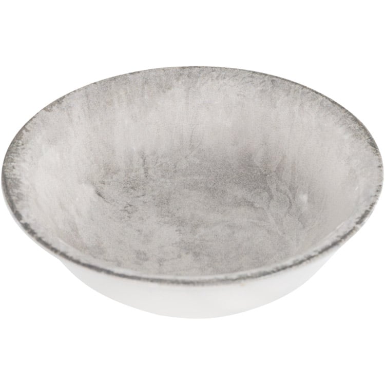 Тарелка суповая Alba ceramics Beige, 14 см, серая (769-016) - фото 1
