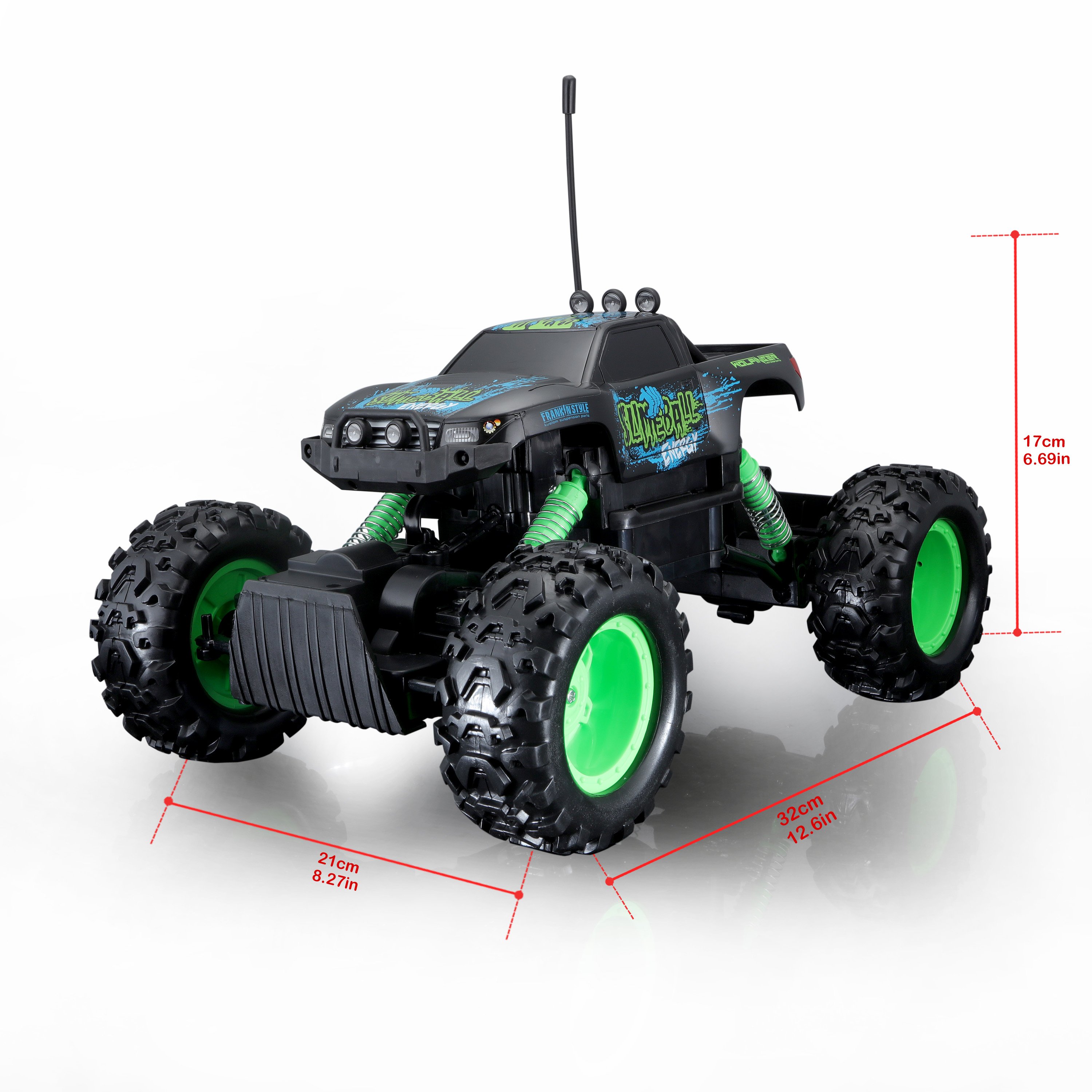 Автомодель на радіокеруванні Maisto Tech Rock Crawler чорний (81152 black) - фото 9