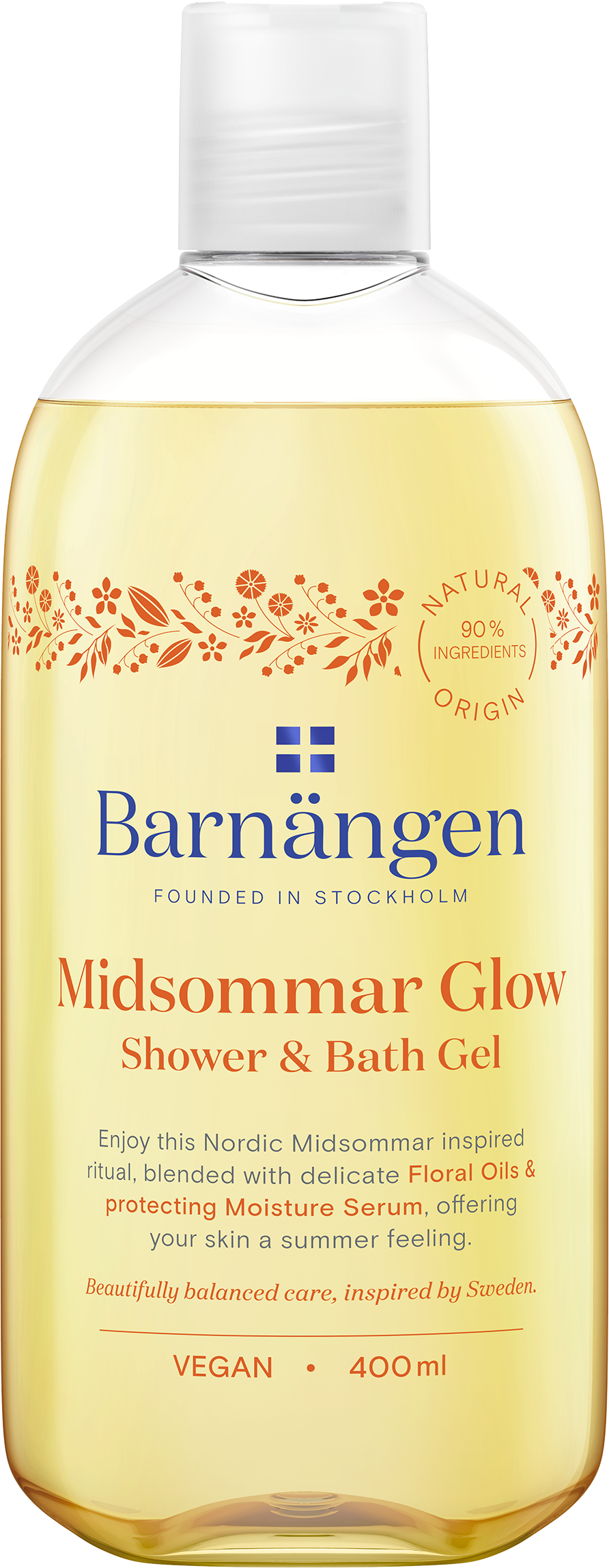 Гель для душа Barnangen Midsommar Glow з квітковими маслами, 400 мл - фото 1
