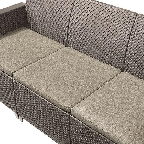 Набор мебели Keter Emma 3 seater set бежевый (17209488587) - фото 7