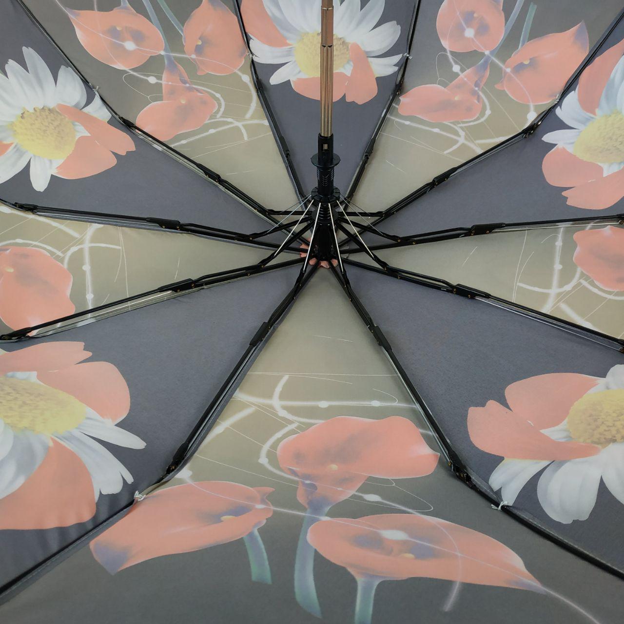 Жіноча складана парасолька напівавтомат Susino 110 см різнобарвна - фото 5
