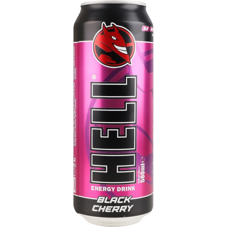 Напиток энергетический Black Cherry Hell безалкогольный газированный 500 мл (946071) - фото 1