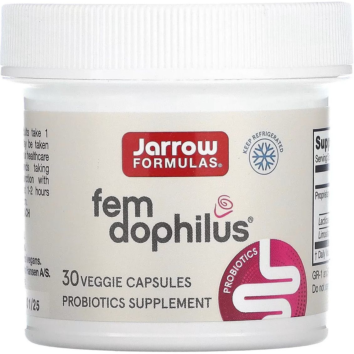 Пробиотики Jarrow Formulas Women's Fem Dophilus 5 млрд 30 капсул - фото 2