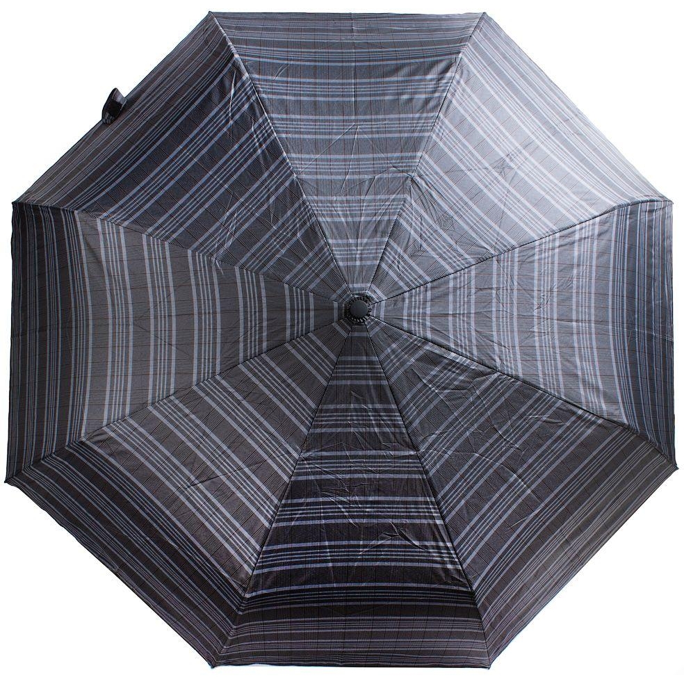 Мужской складной зонтик полный автомат Magic Rain 98 см серый - фото 1