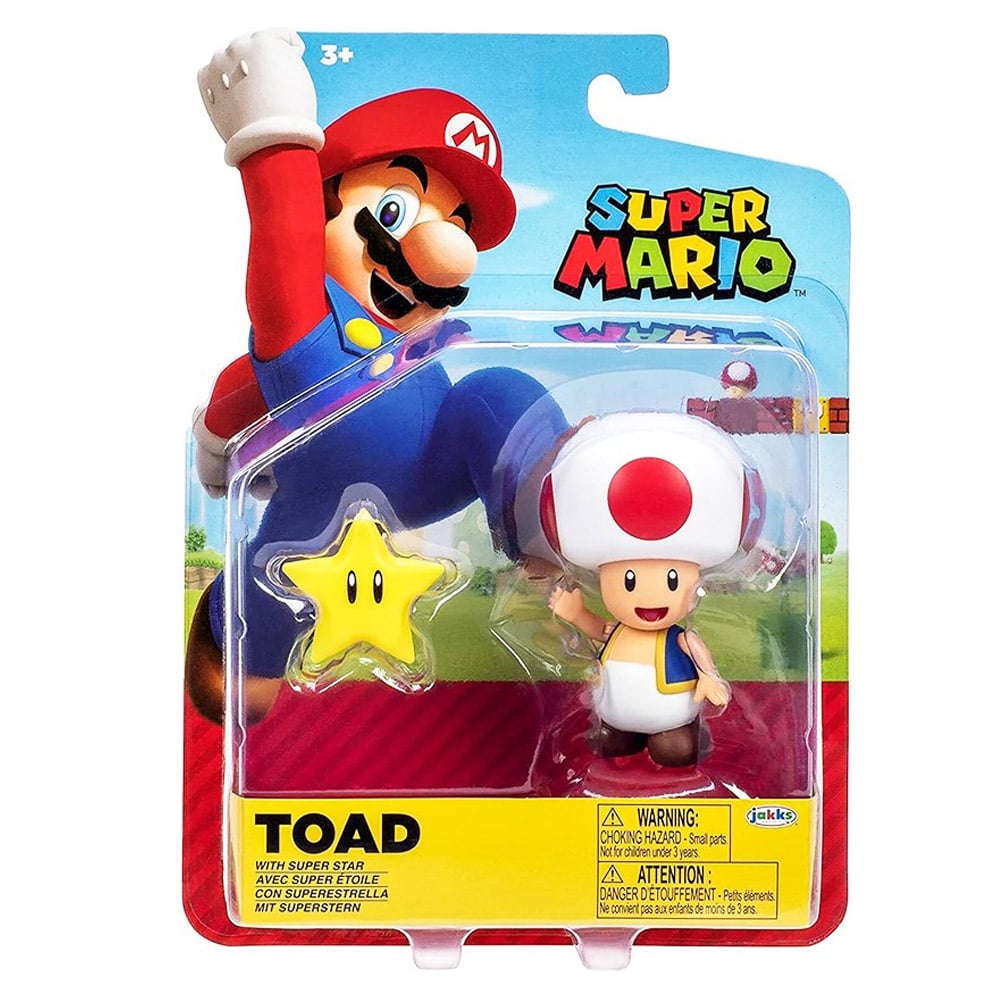 Ігрова фігурка Super Mario Тоад, з артикуляцією, 10 см (40826i) - фото 6