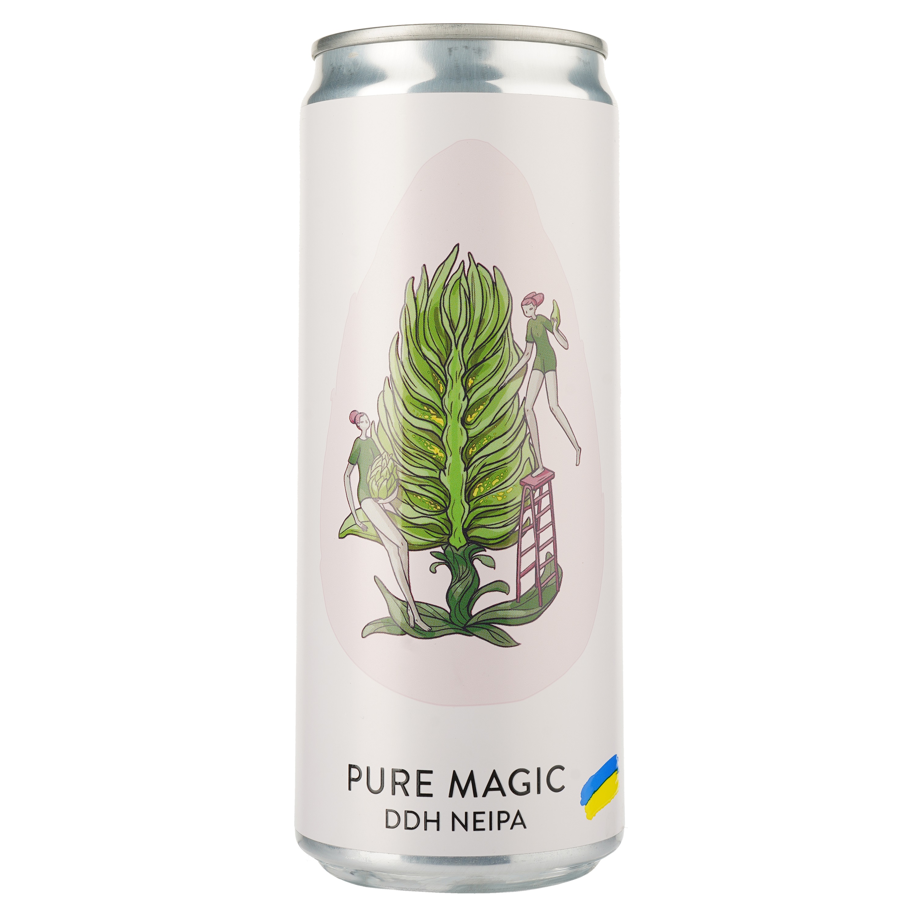 Пиво Varvar Pure Magic DDH Neipa, светлое, нефильтрованое, 6,4%, ж/б, 0,33 л - фото 1