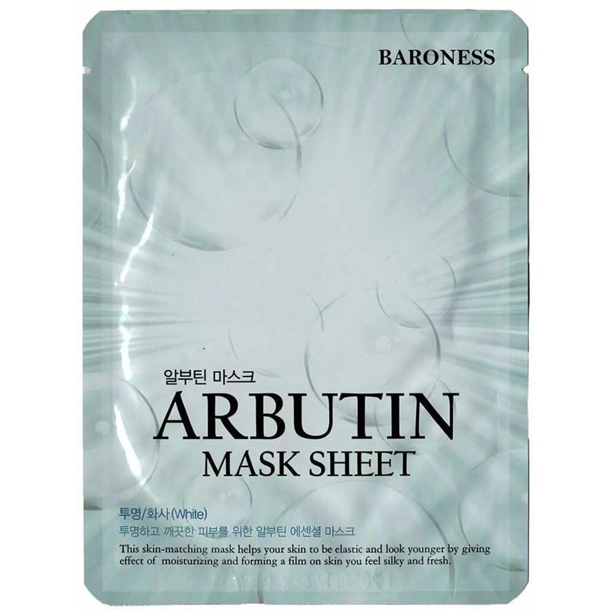 Маска тканевая для лица Baroness Arbutin Mask Sheet, с арбутином, 25 мл - фото 1