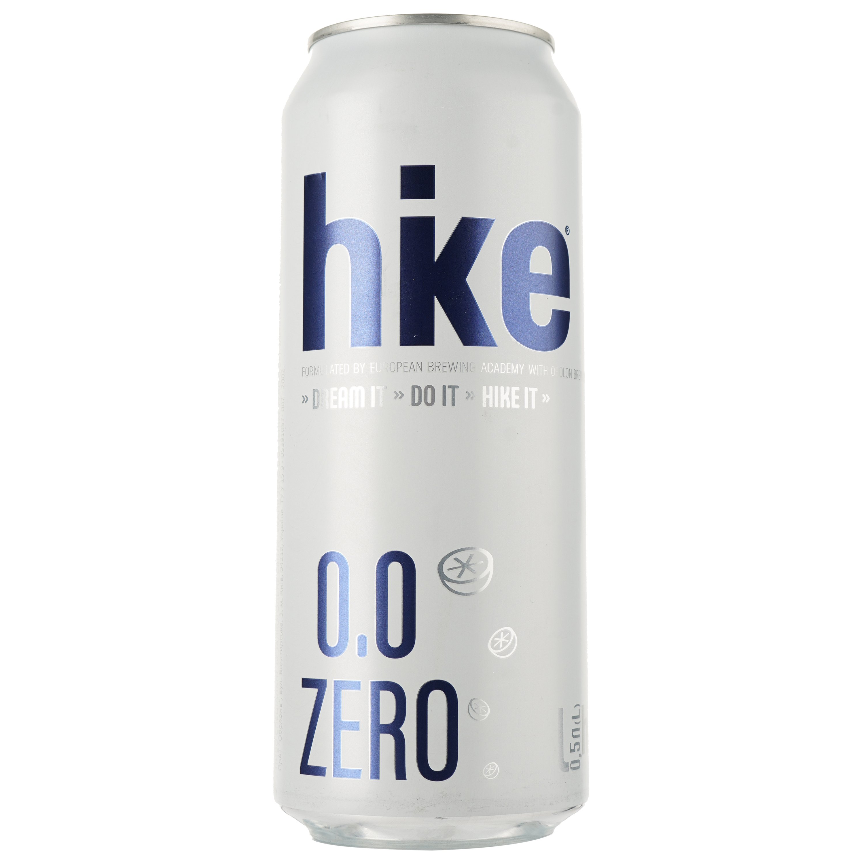 Пиво безалкогольне Hike Zero, світле, 0%, з/б, 0,5 л (856073) - фото 1