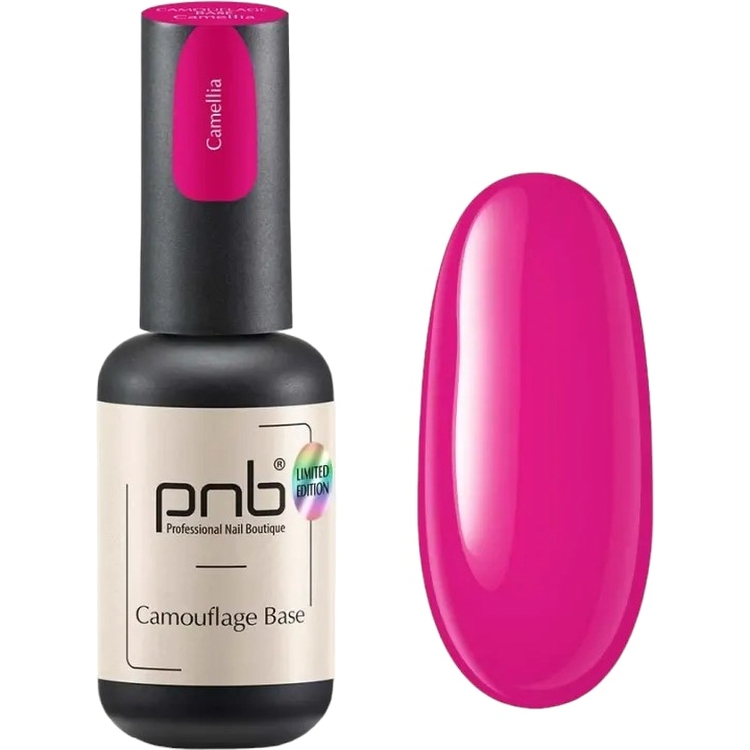 Камуфлирующая база каучуковая PNB UV/LED Camouflage Base Camellia 8 мл - фото 1